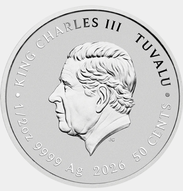 Stranger Things - Eleven + Vecna 2026 1/2oz Silver Coloured Coin