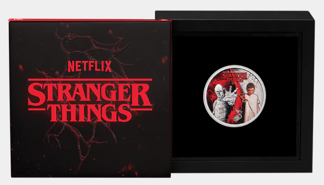 Stranger Things - Eleven + Vecna 2026 1/2oz Silver Coloured Coin