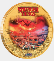 Stranger Things - Hawkins 2026 Gold Plated Collector's Coin In Card