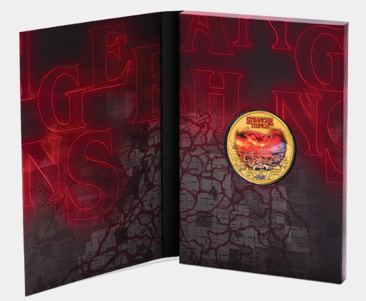 Stranger Things - Hawkins 2026 Gold Plated Collector's Coin In Card
