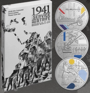 1941: Service Amid Strife - 2026 20c Coloured Uncirculated Three-coin Set