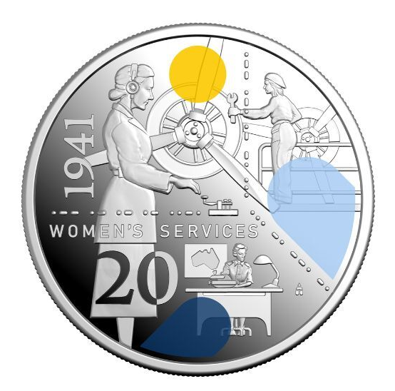 World War II 2026 Coin Set 3 20 Cent Silver Coloured Proof
