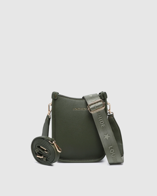 Louenhide Parker Phone Crossbody Bag Olive
