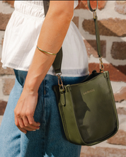Louenhide Parker Phone Crossbody Bag Olive