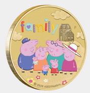 Peppa Pig - Friends 2026 Collector Coins In Cards (three-coin Set)