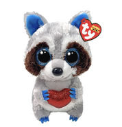 Thief Racoon With Heart Beanie Boo Reg