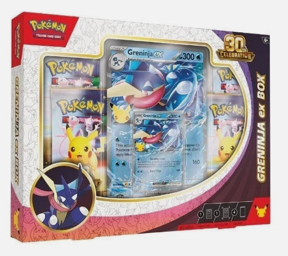 Pokemon 30th Celebration Greninja Ex Box