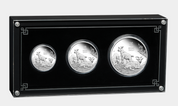 2027 Year Of The Goat Silver Proof Three-coin Set