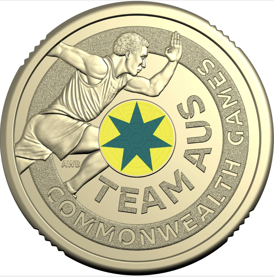 Australian Commonwealth Games 2026 $2 Coloured Uncirculated Three-coin Set