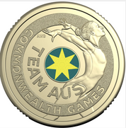 Australian Commonwealth Games 2026 $2 Coloured Uncirculated Three-coin Set