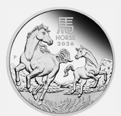 2026 Year Of The Horse 1oz Silver Proof High Relief Coin