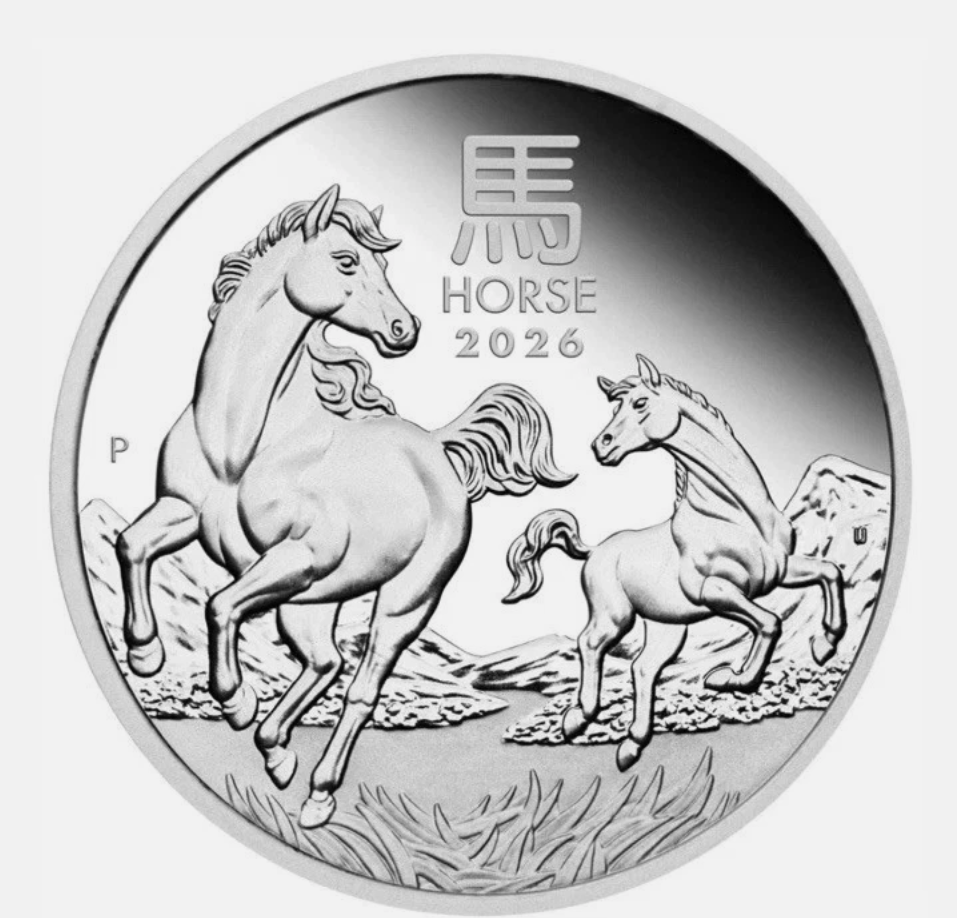 2026 Year Of The Horse 1oz Silver Proof High Relief Coin