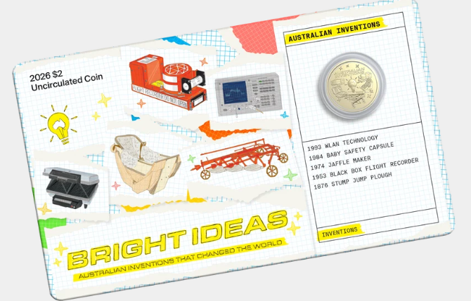 Bright Ideas $2 Uncirculated Coin In Card