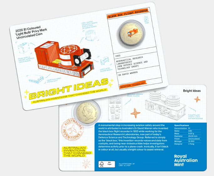 Bright Ideas 2026 $1 And $2 Privy Mark Seven-coin
