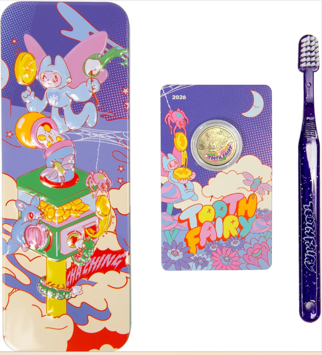 Tooth Fairy Kit With Coloured Coin