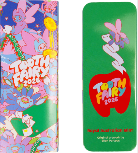 Tooth Fairy Kit With Coloured Coin