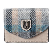 Islander Card Case Beige Tartan