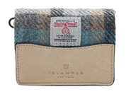 Islander Card Case Beige Tartan