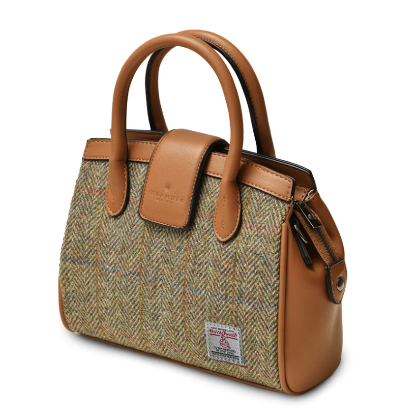 Islander Mini Tiree Tote Chestut Herringbone