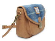 Islander Mini Saddle Bag Blue Tartan