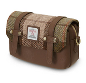 Islander Skye Bag Chestnut Blue Tartan