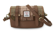 Islander Skye Bag Chestnut Blue Tartan