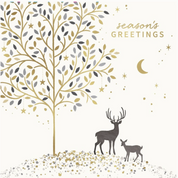 Christmas Boxed Cards Dementia Australia Golden Deers