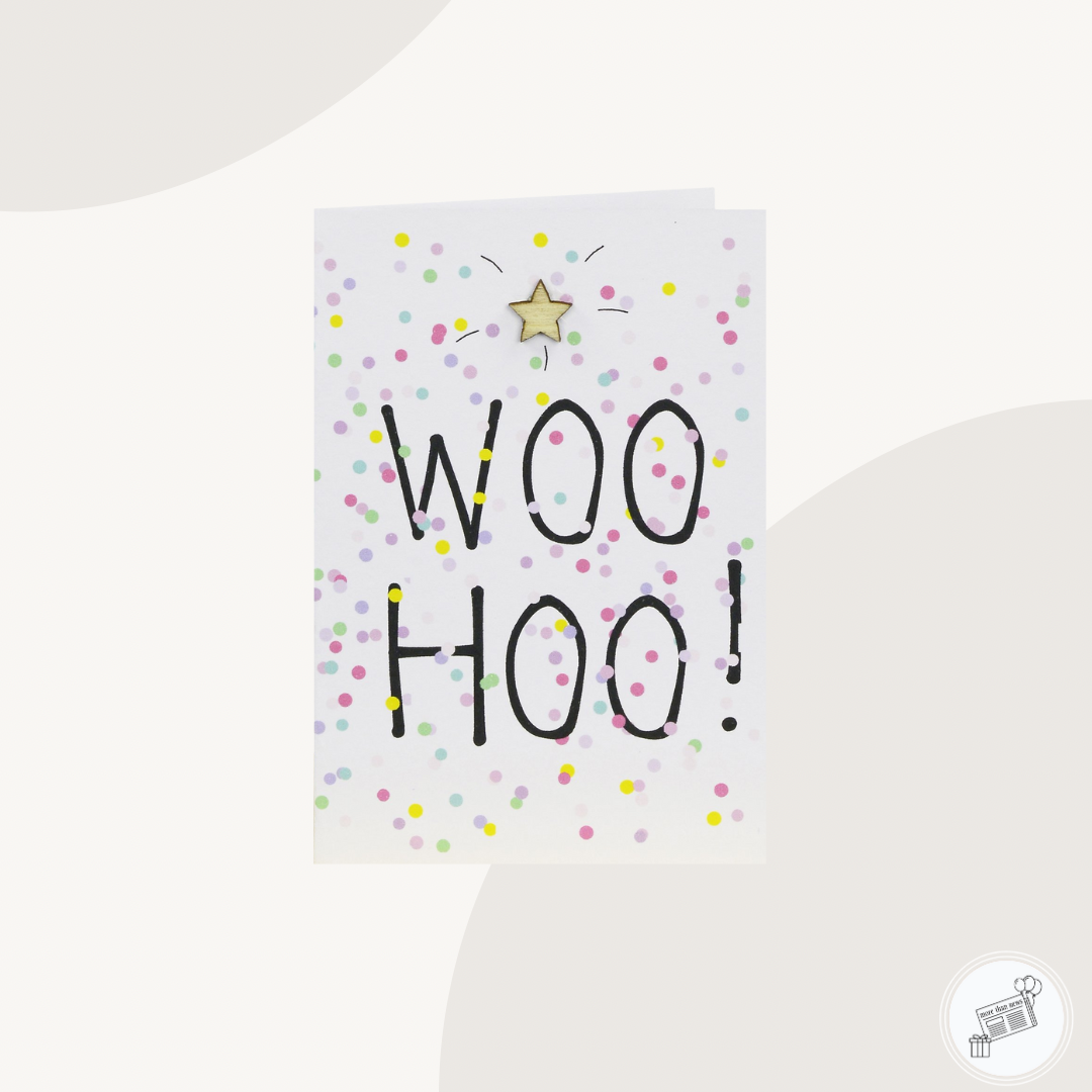 Embellished Woo Hoo! Greeting Card