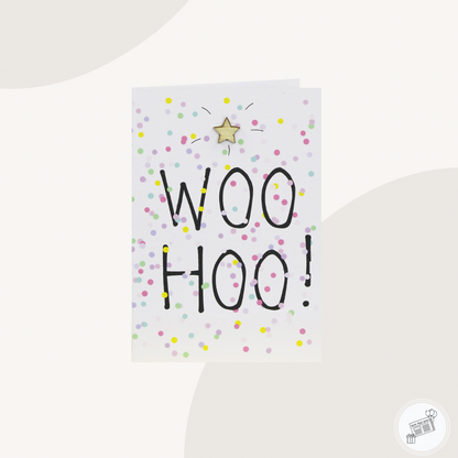 Embellished Woo Hoo! Greeting Card