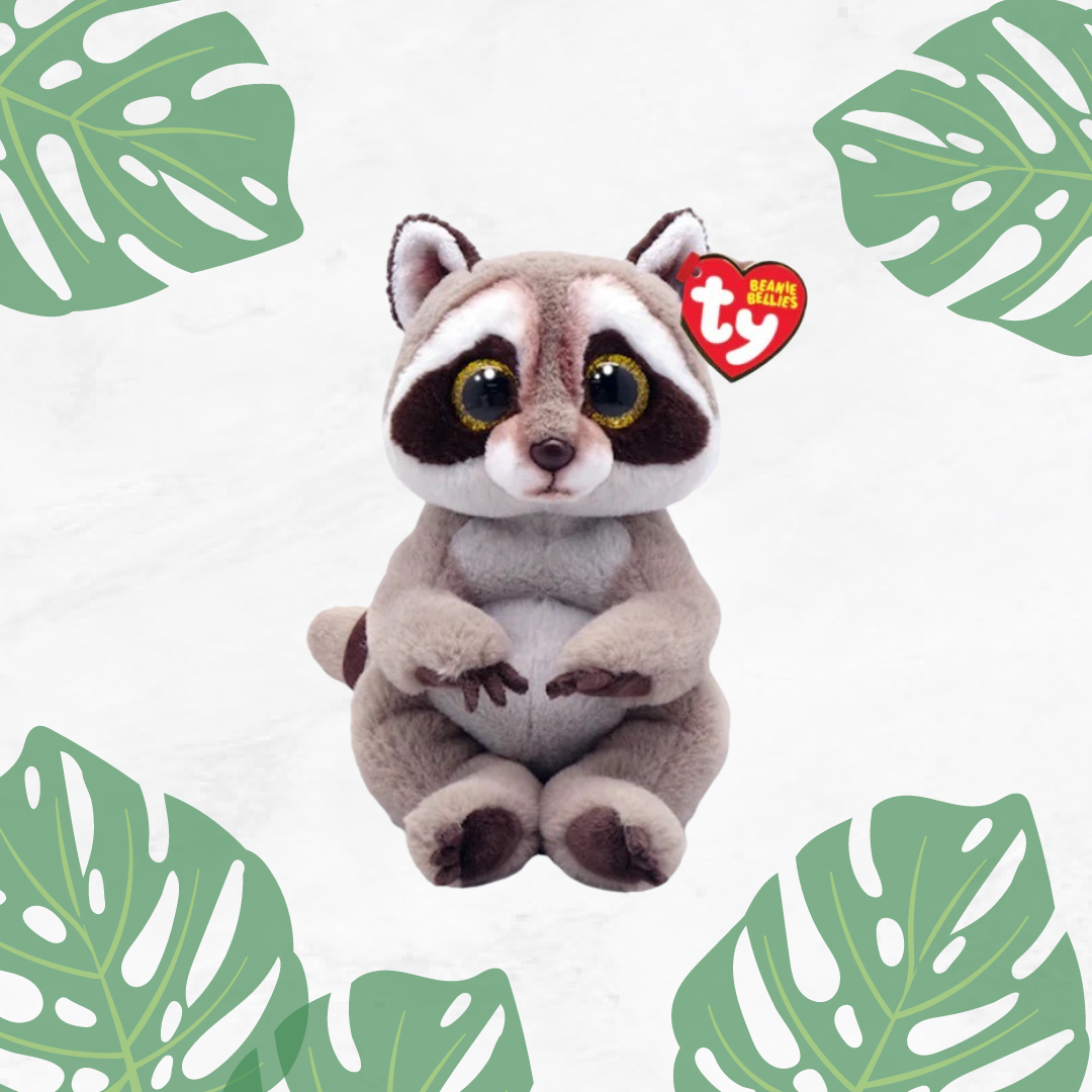 Ty Beanie Bellies: Petey The Raccoon